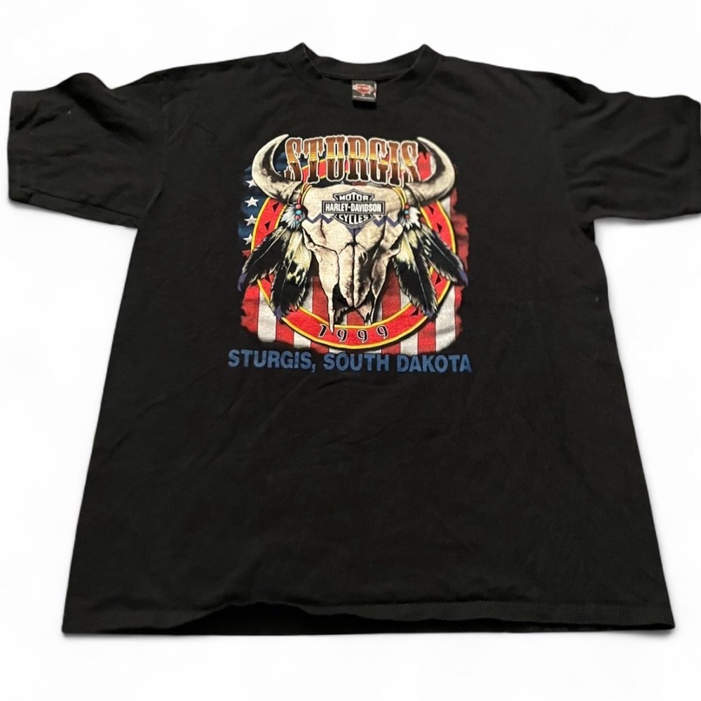Vintage Men’s Harley Davidson Sturgis Bike Rally 1999 Shirt Size XL
